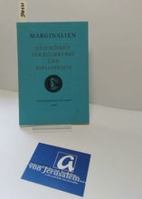 Lade das Bild in den Galerie-Viewer, Marginalien