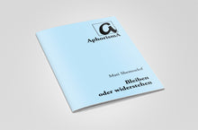 Lade das Bild in den Galerie-Viewer, Bleiben oder widerstehen