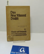Lade das Bild in den Galerie-Viewer, Namen- und Sachregister (1950)
