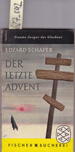 Lade das Bild in den Galerie-Viewer, Der letzte Advent
