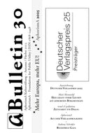 Bulletin der AphorismA Kulturstiftung 30 / Herbst-Winter 2025/26
