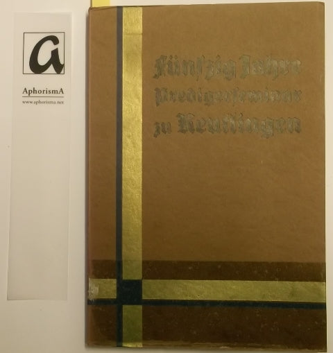 1877 - 1927 | Das Predigerseminar der Evangelischen Gemeinschaft Reutlingen