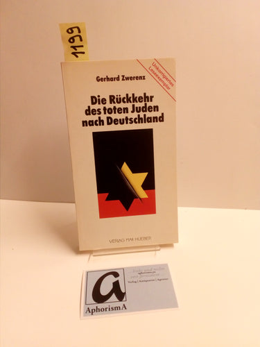 Die Rückkehr des toten Juden nach Deutschland - Unkorrigiertes Leseexemplar