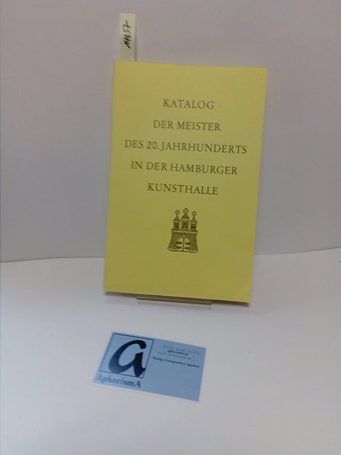 Katalog der Meister des 20  Jahrhunderts in der Hamburger Kunsthalle