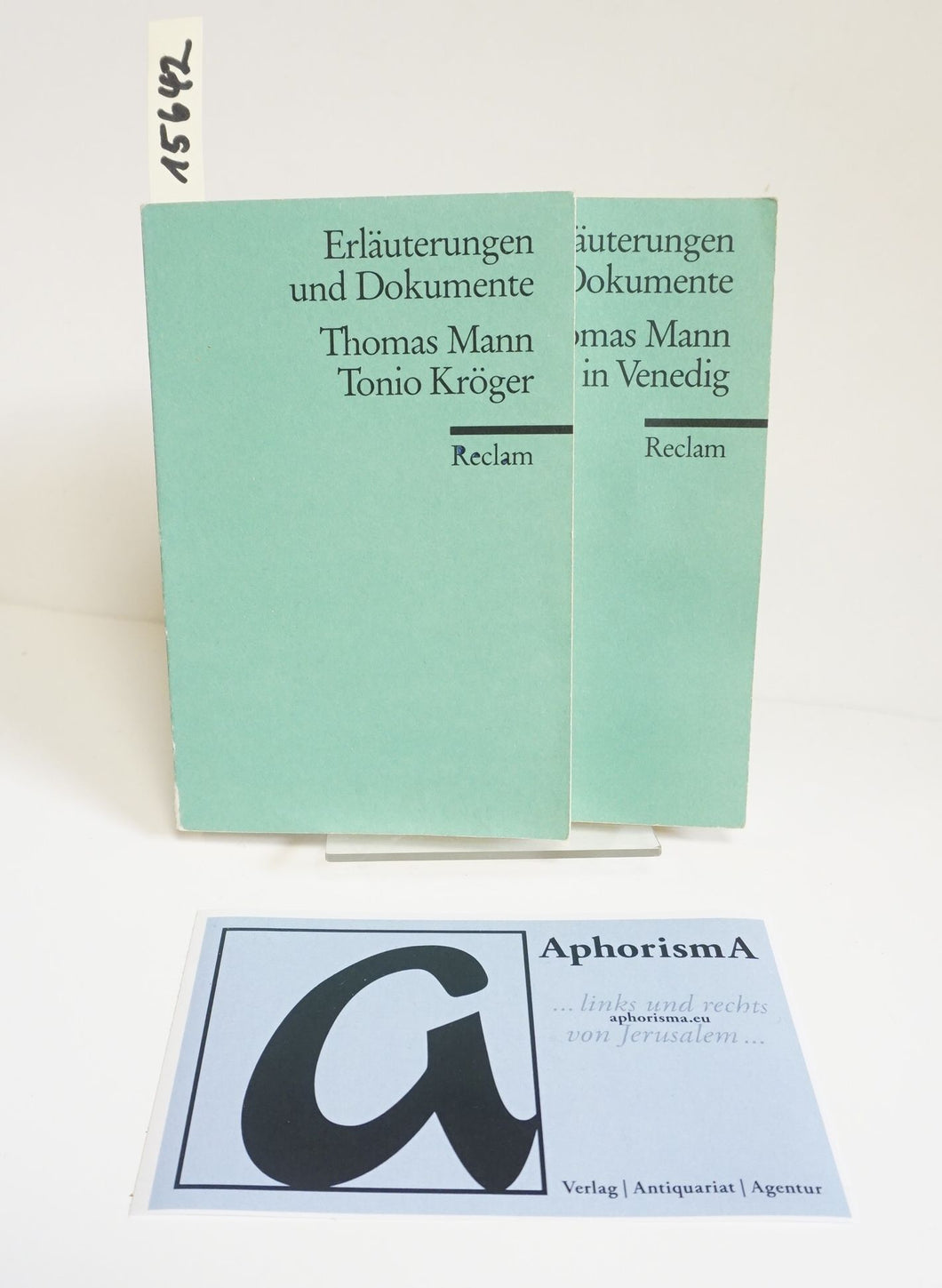 Konvolut (zu Thomas Mann)
