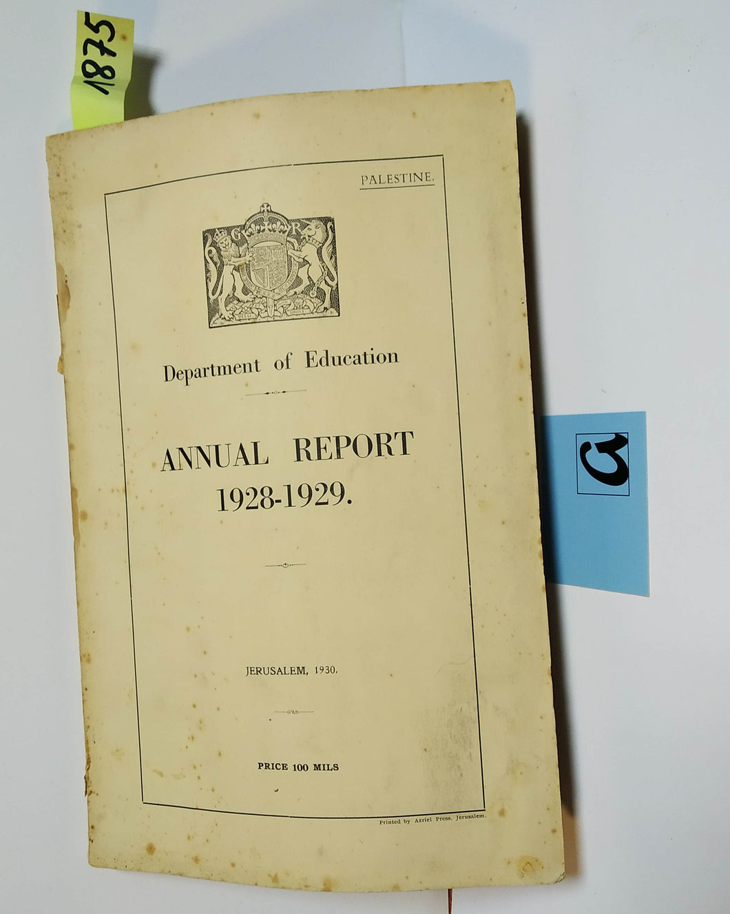 Annual Report 1928-1929