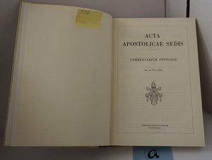 Acta Apostolicae Sedis 1965 Band 1