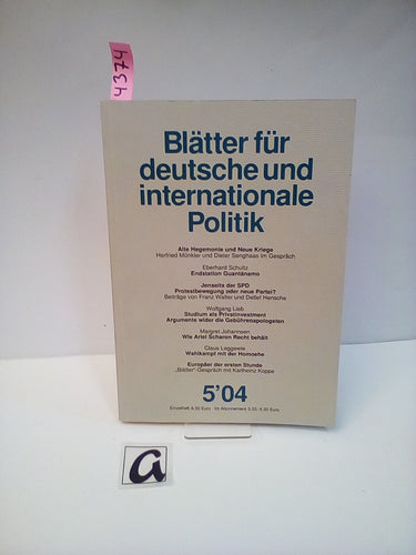 Blätter für deutsche und internationale Politik