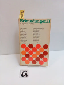 Erkundungen II  21 ungarische Erzähler