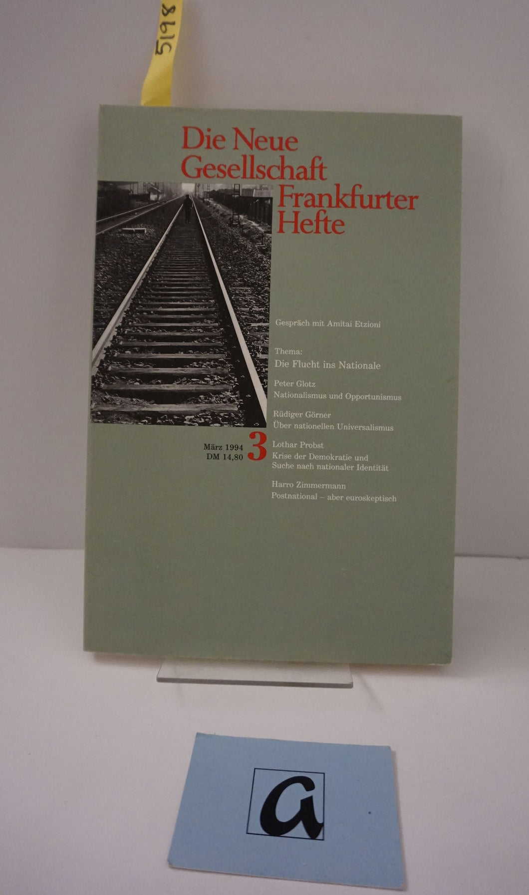 Die Neue Gesellschaft Frankfurter Hefte  März (3), 1994