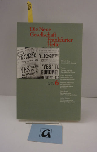 Die Neue Gesellschaft Frankfurter Hefte  Juni (6), 1994