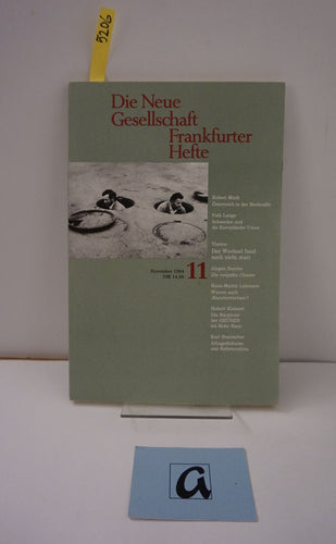 Die Neue Gesellschaft Frankfurter Hefte  November (11), 1994