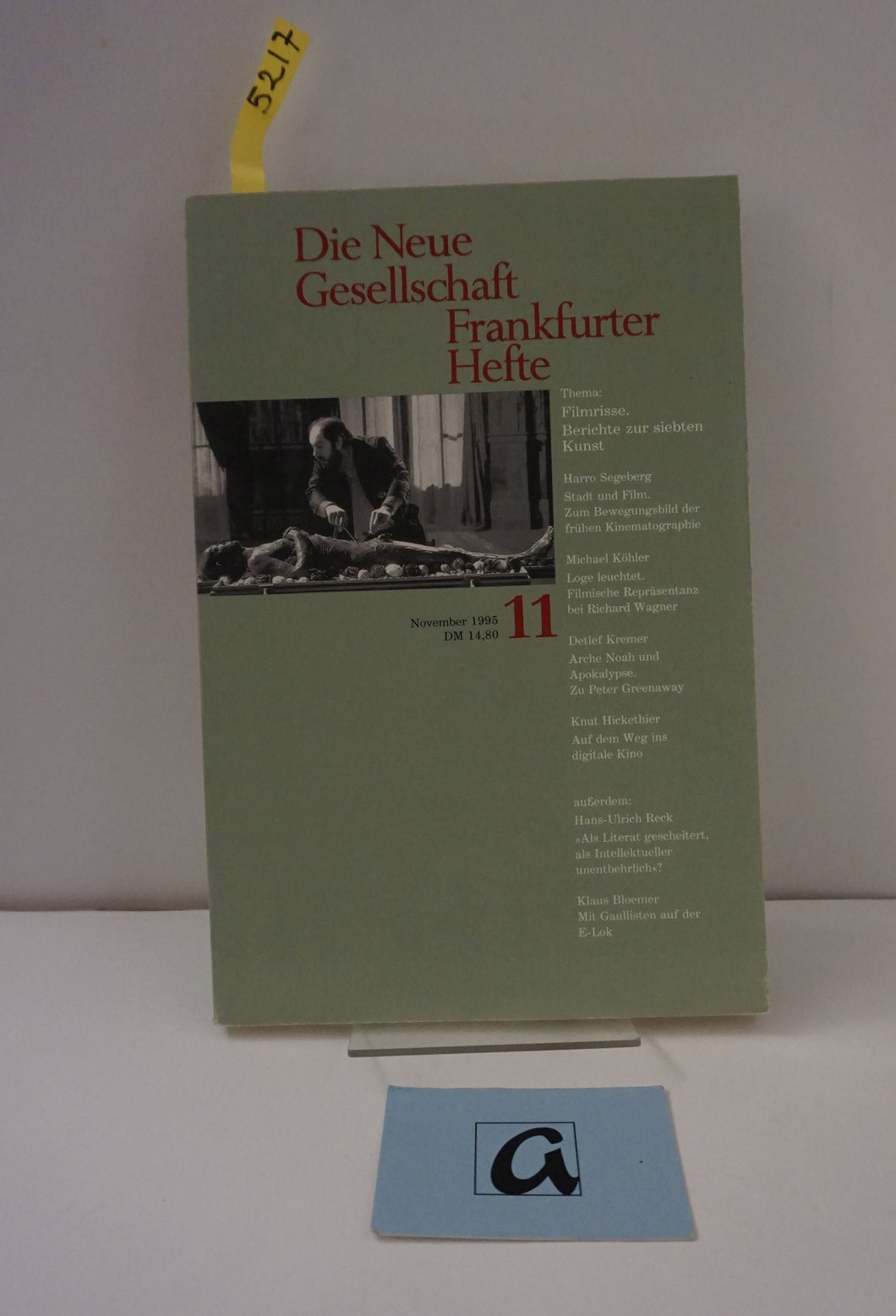 Die Neue Gesellschaft Frankfurter Hefte November (11), 1995