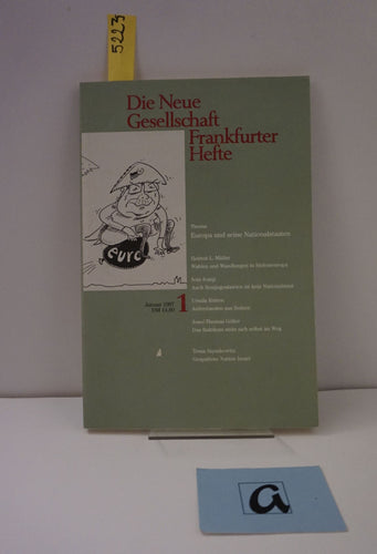 Die Neue Gesellschaft Frankfurter Hefte  Januar (1) 1997