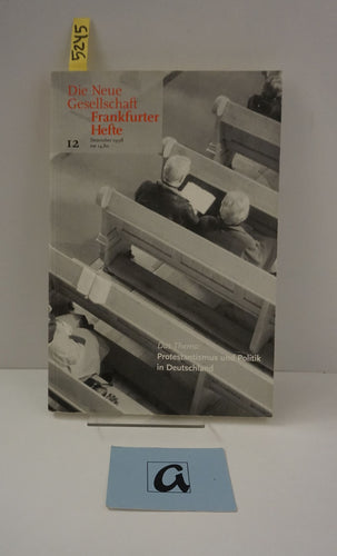 Die Neue Gesellschaft  Frankfurter Hefte  Dezember (12) 1998