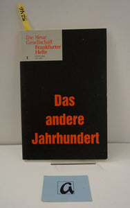 Die Neue Gesellschaft  Frankfurter Hefte  Januar (1) 1999