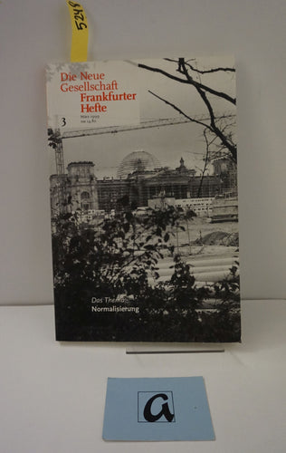 Die Neue Gesellschaft  Frankfurter Hefte  März (3) 1999