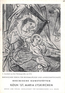 Rheinische Kunststätten Heft 060 - Köln / St. Maria Lyskirchen (1971)
