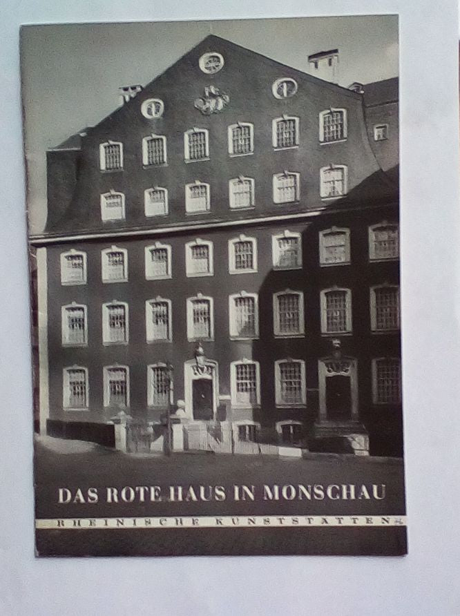 Rheinische Kunststätten Heft 076 - Das Rote Haus in Monschau (1966)