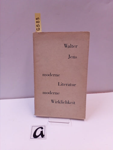 Moderne Literatur moderne Wirklichkeit