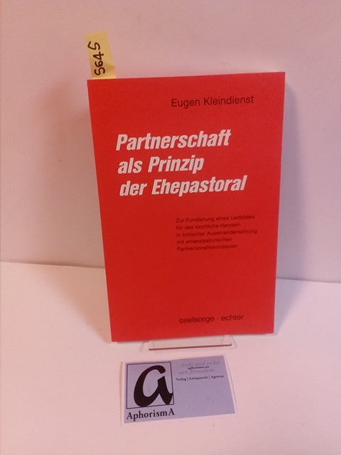 Partnerschaft als Prinzip der Ehepastoral