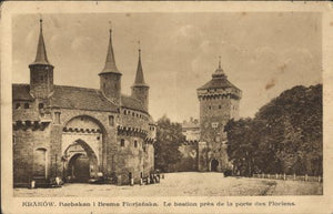 Postkarte Bastion - Krakau