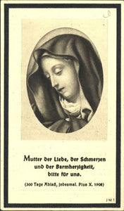 Andachtsbild / Holy Card