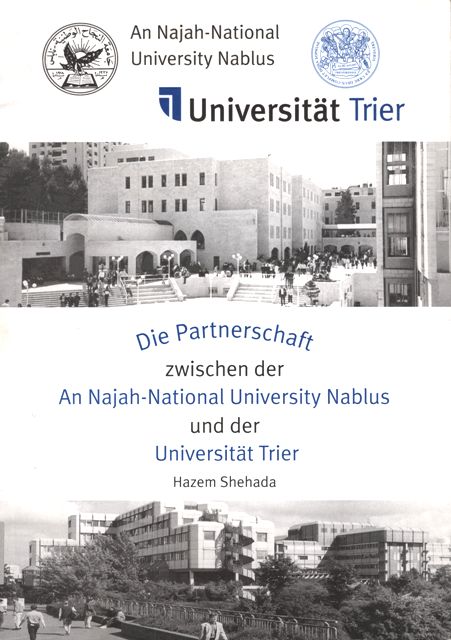 Die Partnerschaft zwischen<br>der University Nablus<br>und der Universität Trier