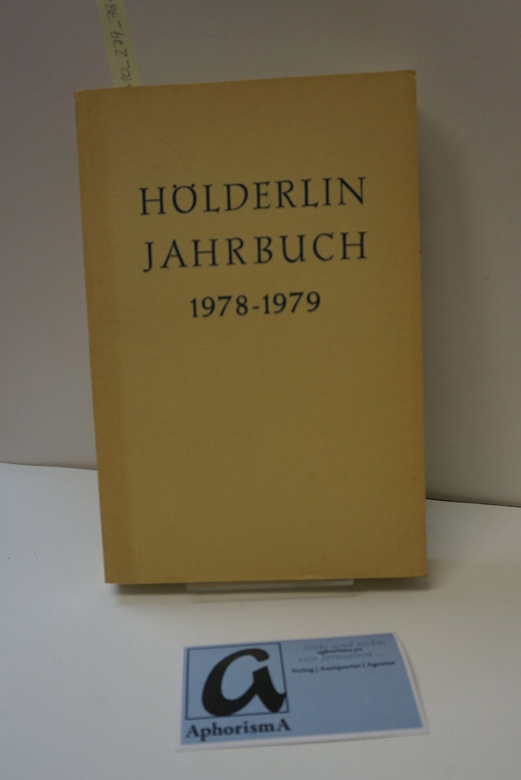 Hölderlin Jahrbuch 1978-1979