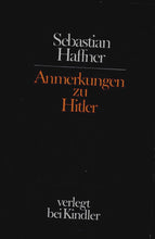Lade das Bild in den Galerie-Viewer, Anmerkungen zu Hitler
