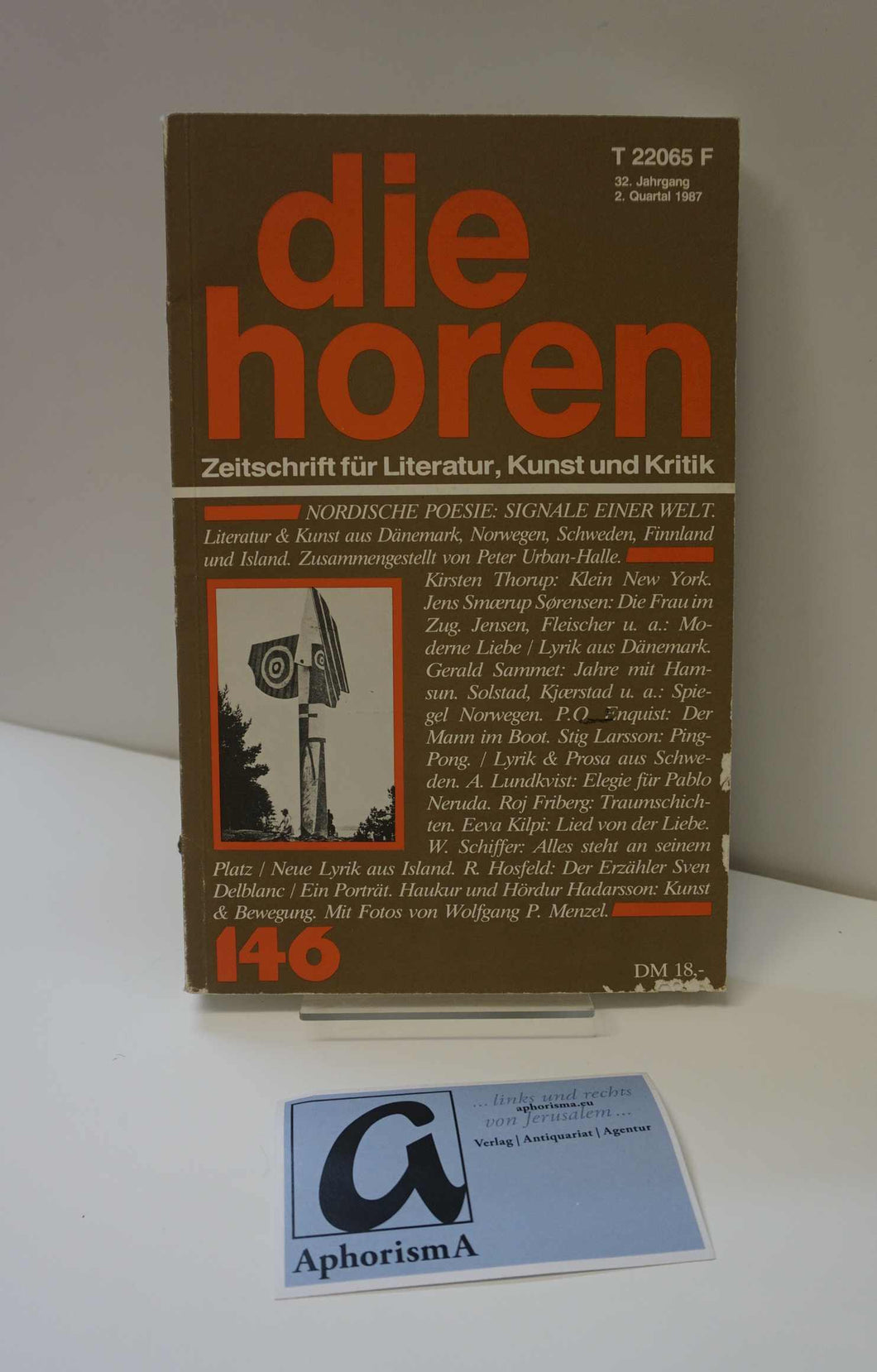 Die Horen (32. Jg, H 146)