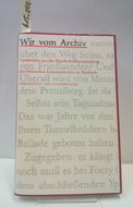 Wir vom Archiv