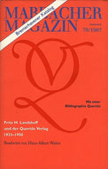 MM 078 | Fritz H. Landshoff und der Querido Verlag 1933-1950