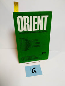 Orient - Zeitschrift des Deutschen Orient-Instituts
