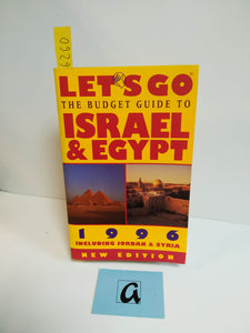 The Budget guide to Israel & Egypt 1996