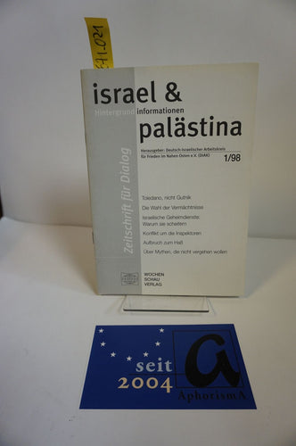 israel & palästina - Zeitschrift für Dialog