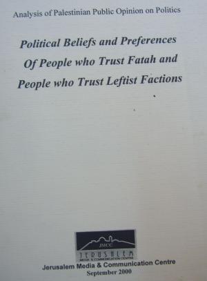 Political Beliefs and Preferences Of People who Trust Fatah and People who Trust Leftist Factions