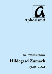 Hildegard Zumach (1926-2021) - in memoriam