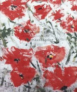 Cover der AphorismA-Veröffentlichung „Ich regne in den offenen Scharlachmund des Mohns“