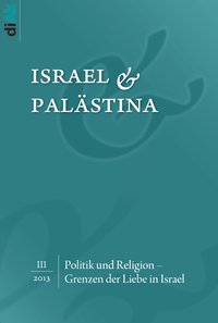 Cover der AphorismA-Veröffentlichung „Politik und Religion - Grenzen der Liebe in Israel“