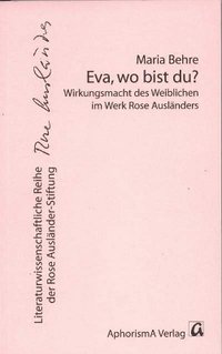 Cover der AphorismA-Veröffentlichung „Eva, wo bist du ?“