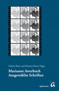 Cover der AphorismA-Veröffentlichung „Marianne Awerbuch: Ausgewählte Schriften“